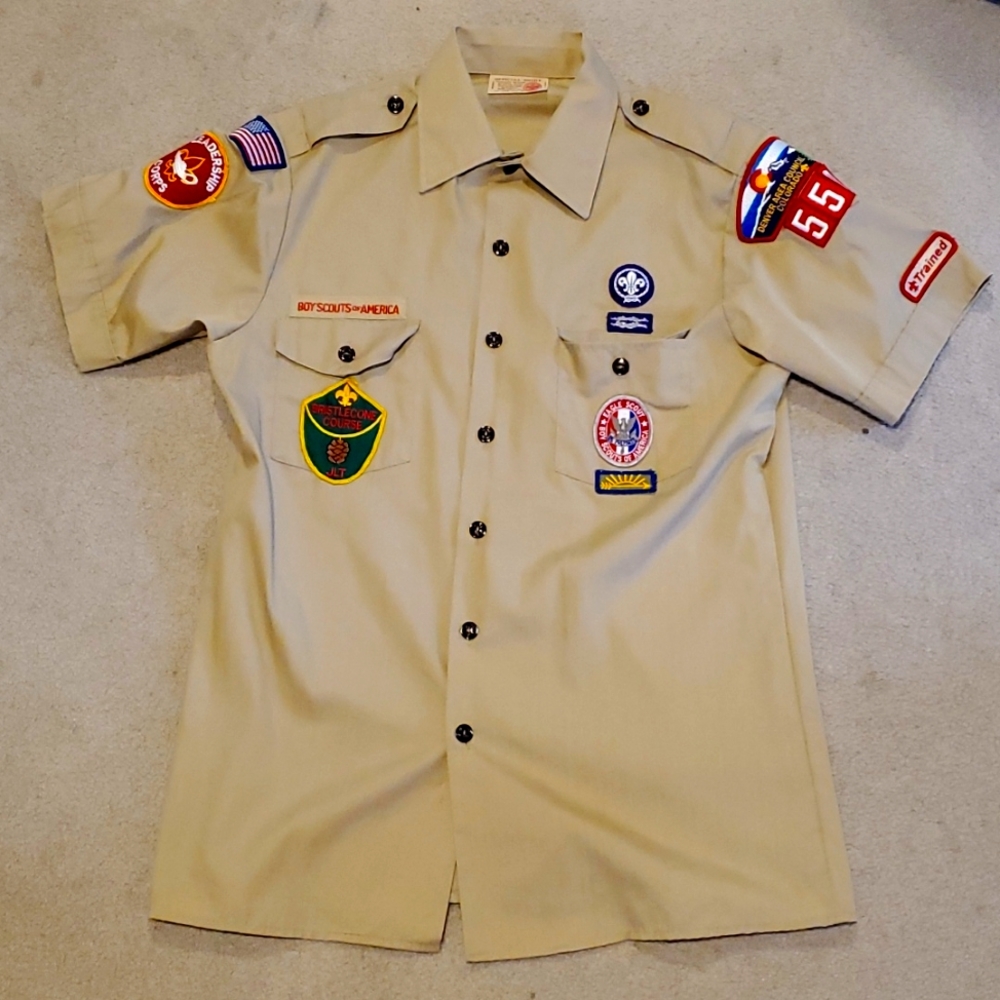 Boy scout shirt medium